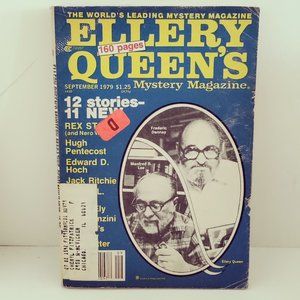 Ellery Queens Mystery Magazine September 1979 Paperback Book